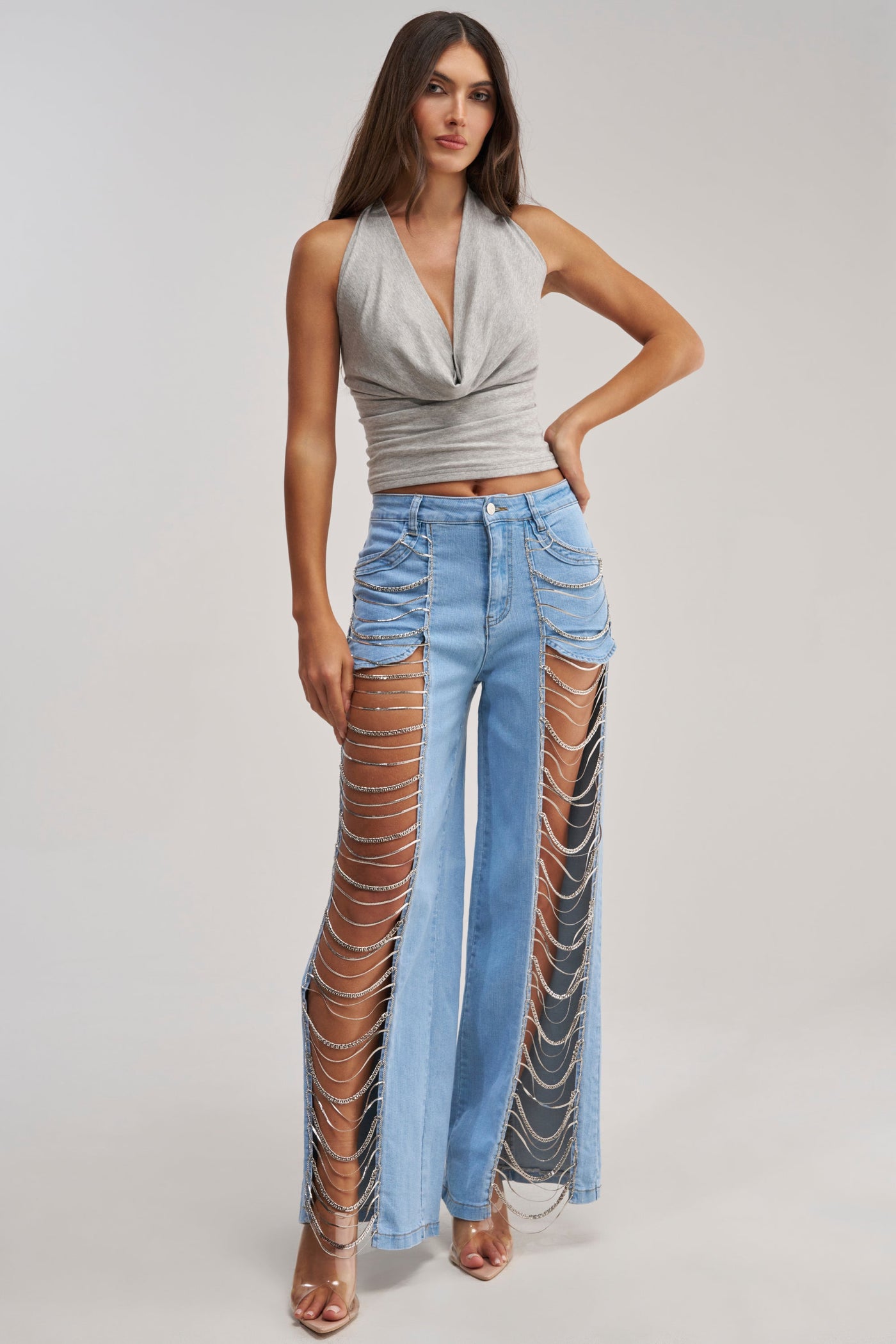 CHAINS FOR DAYS RELAXED DENIM