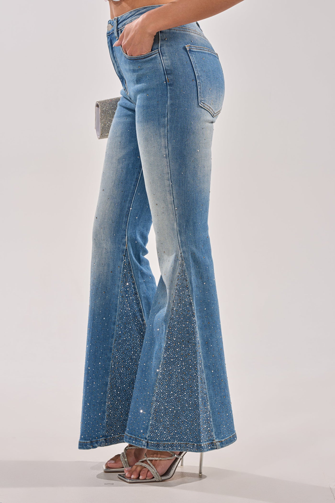 BLING BLING FLARE DENIM