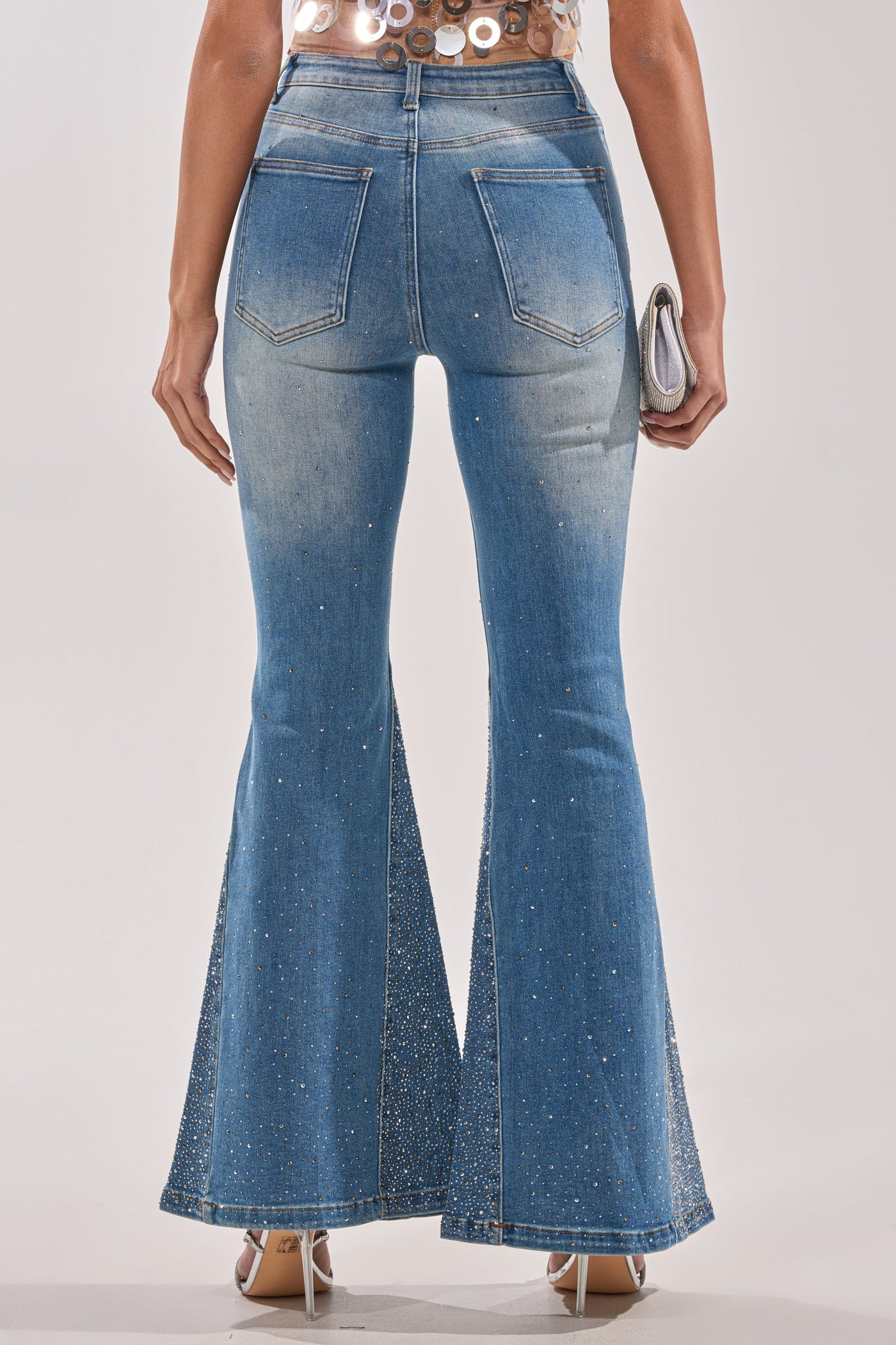 BLING BLING FLARE DENIM
