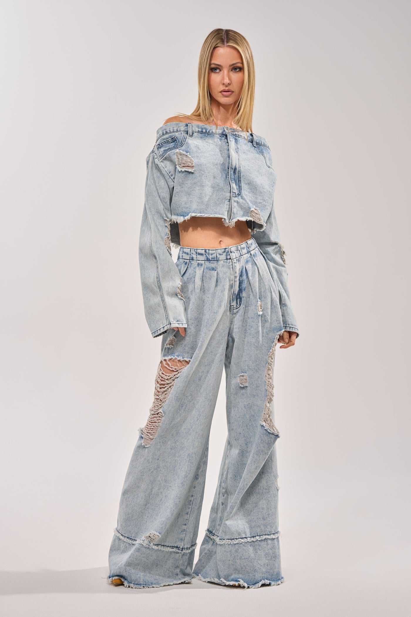 CAMILLE WIDE LEG DENIM