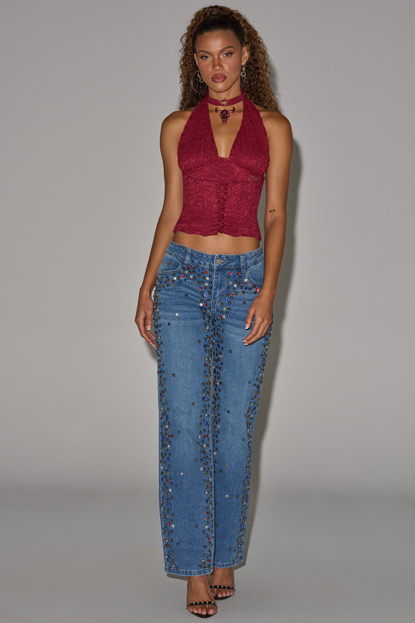 JESSIE RHINESTONE DENIM