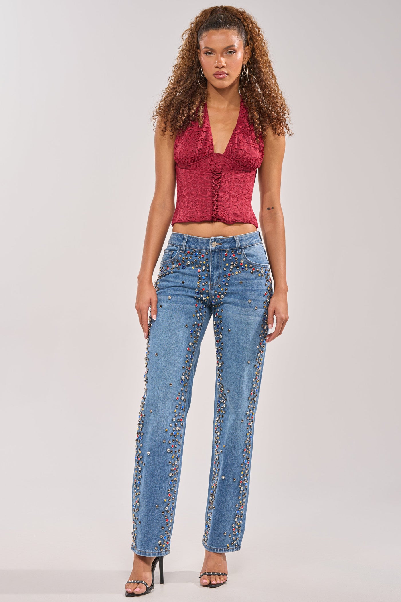 JESSIE RHINESTONE DENIM