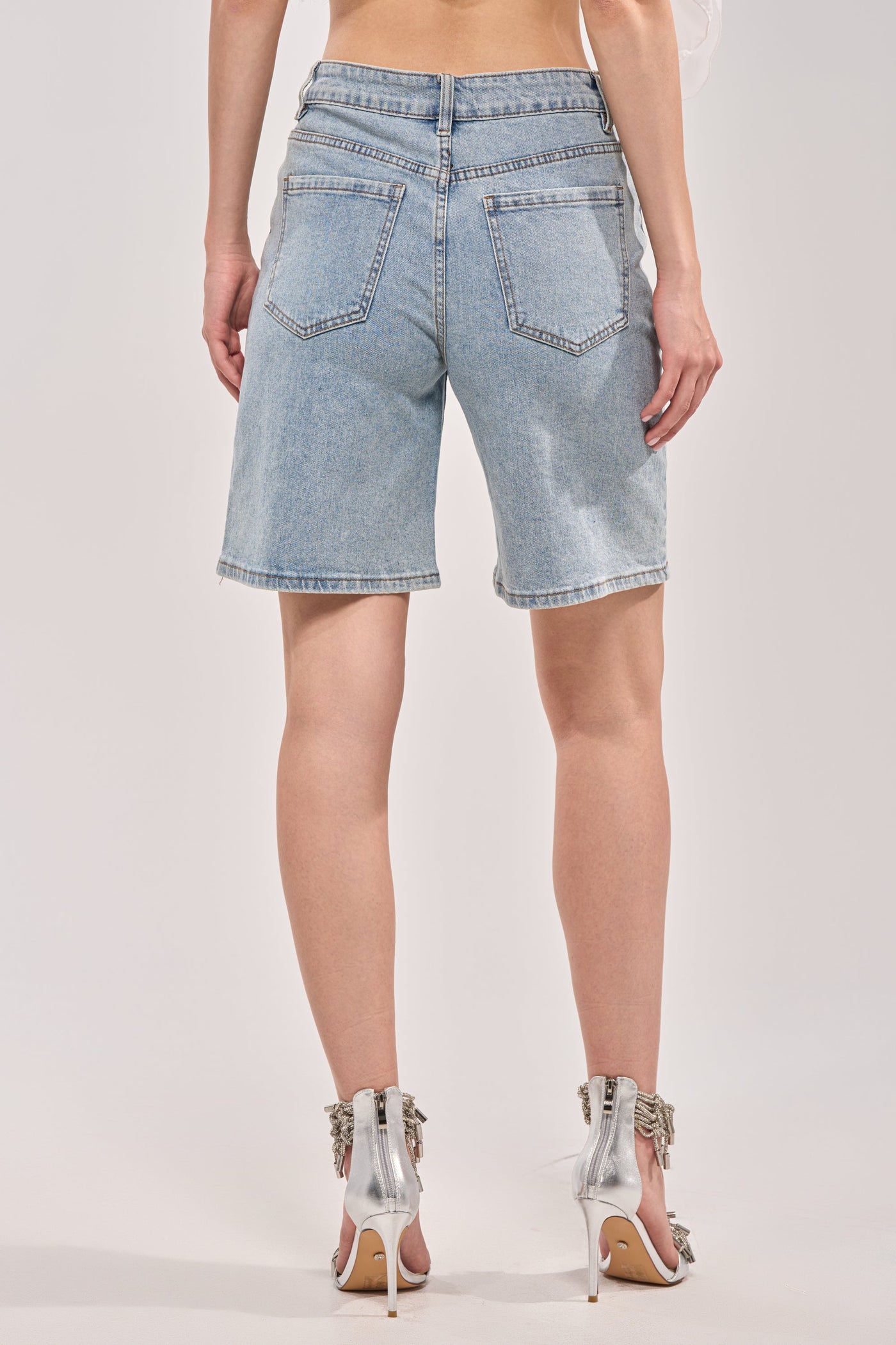 BUTTERFLY QUEEN DENIM SHORT