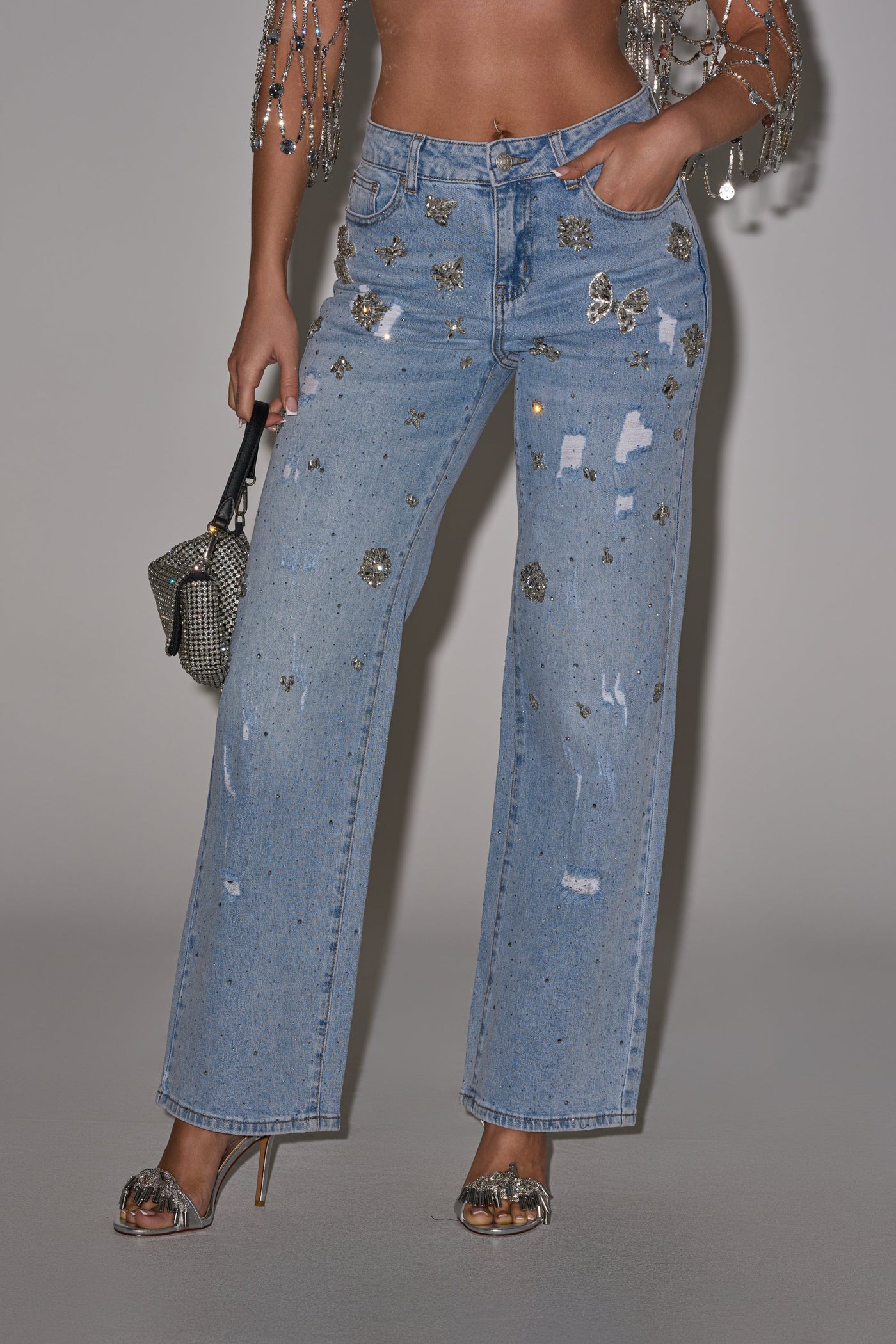 IN YOUR DREAMS RHINESTONE DENIM