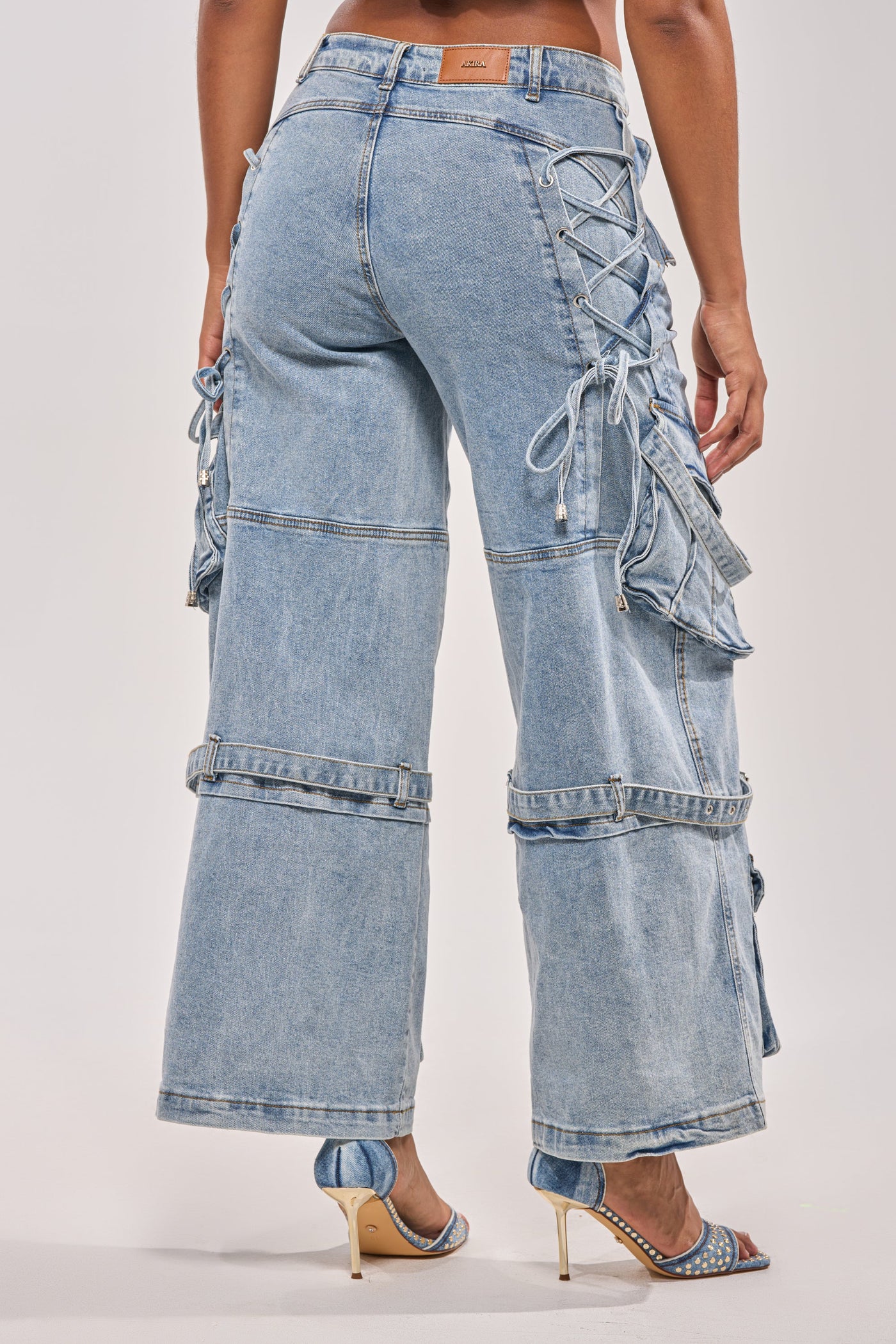 KARA DENIM CARGO PANT