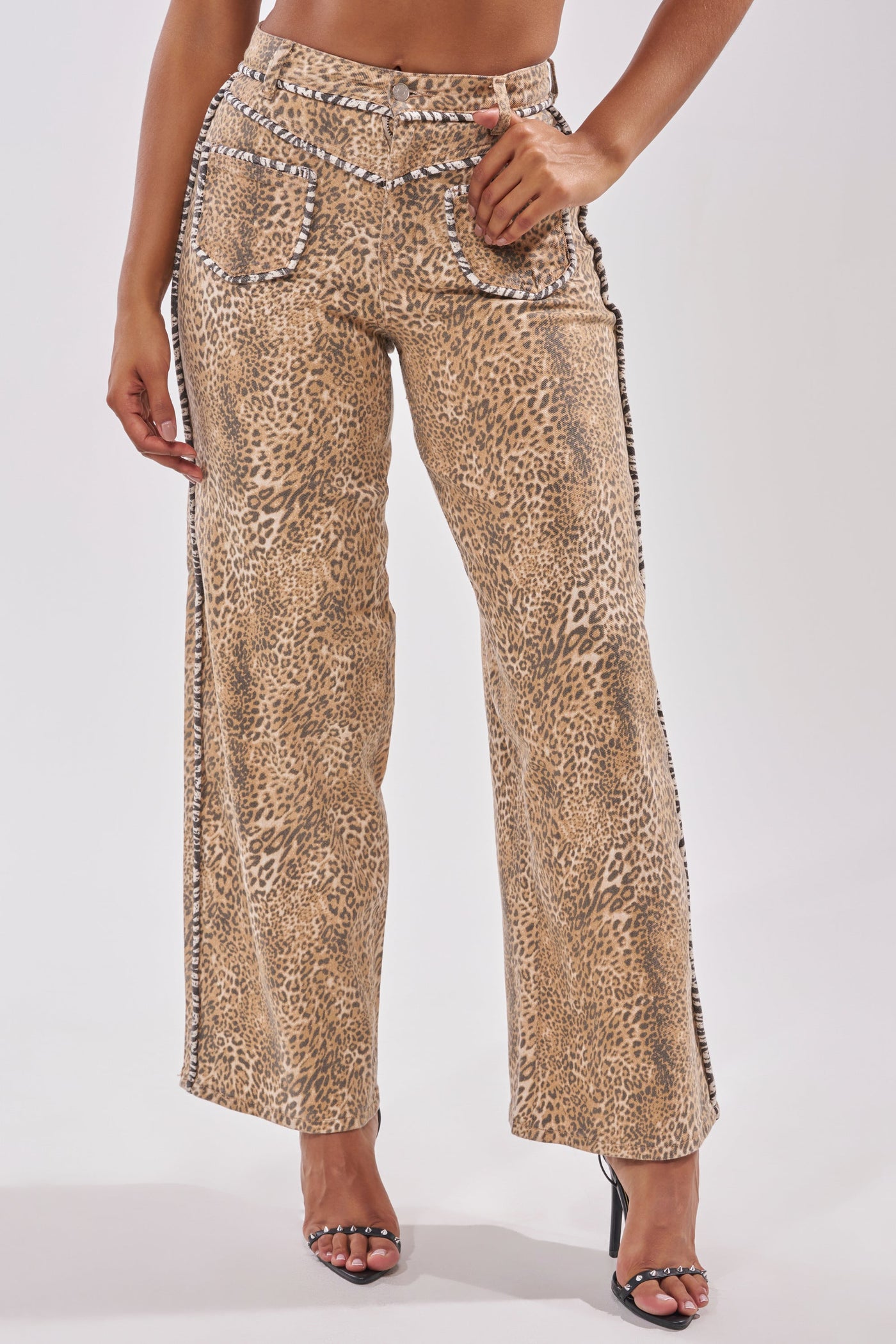 IN THE WILD LEOPARD DENIM