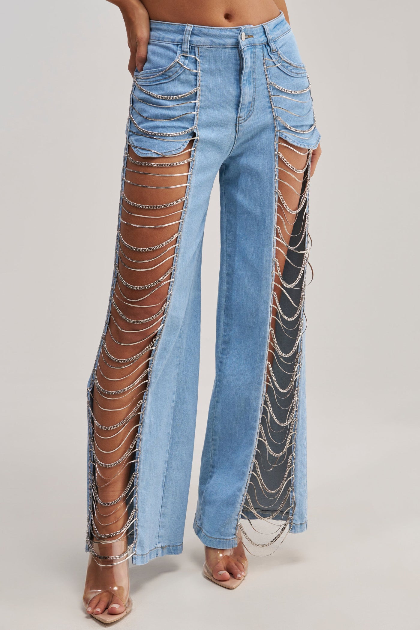 CHAINS FOR DAYS RELAXED DENIM