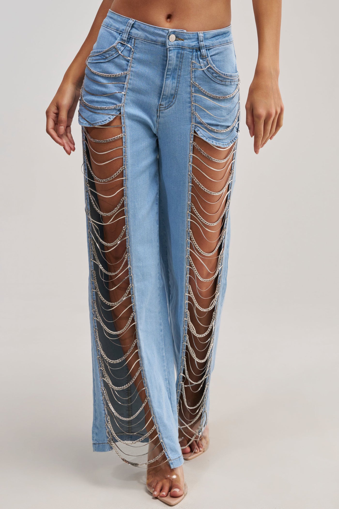CHAINS FOR DAYS RELAXED DENIM