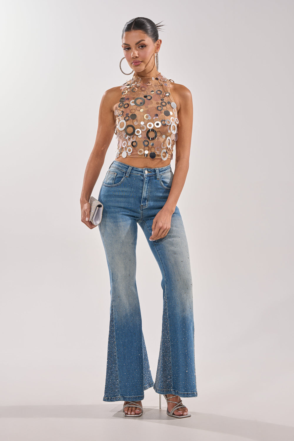 BLING BLING FLARE DENIM