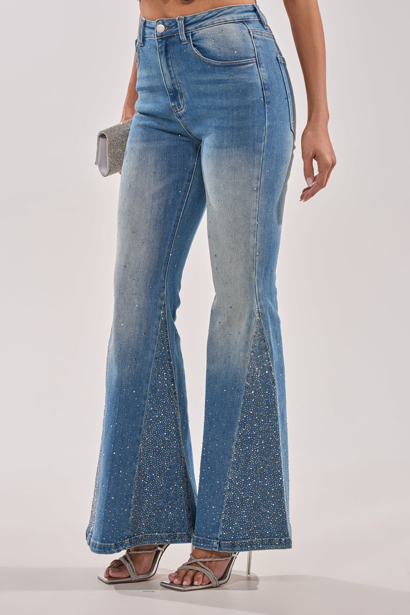 BLING BLING FLARE DENIM