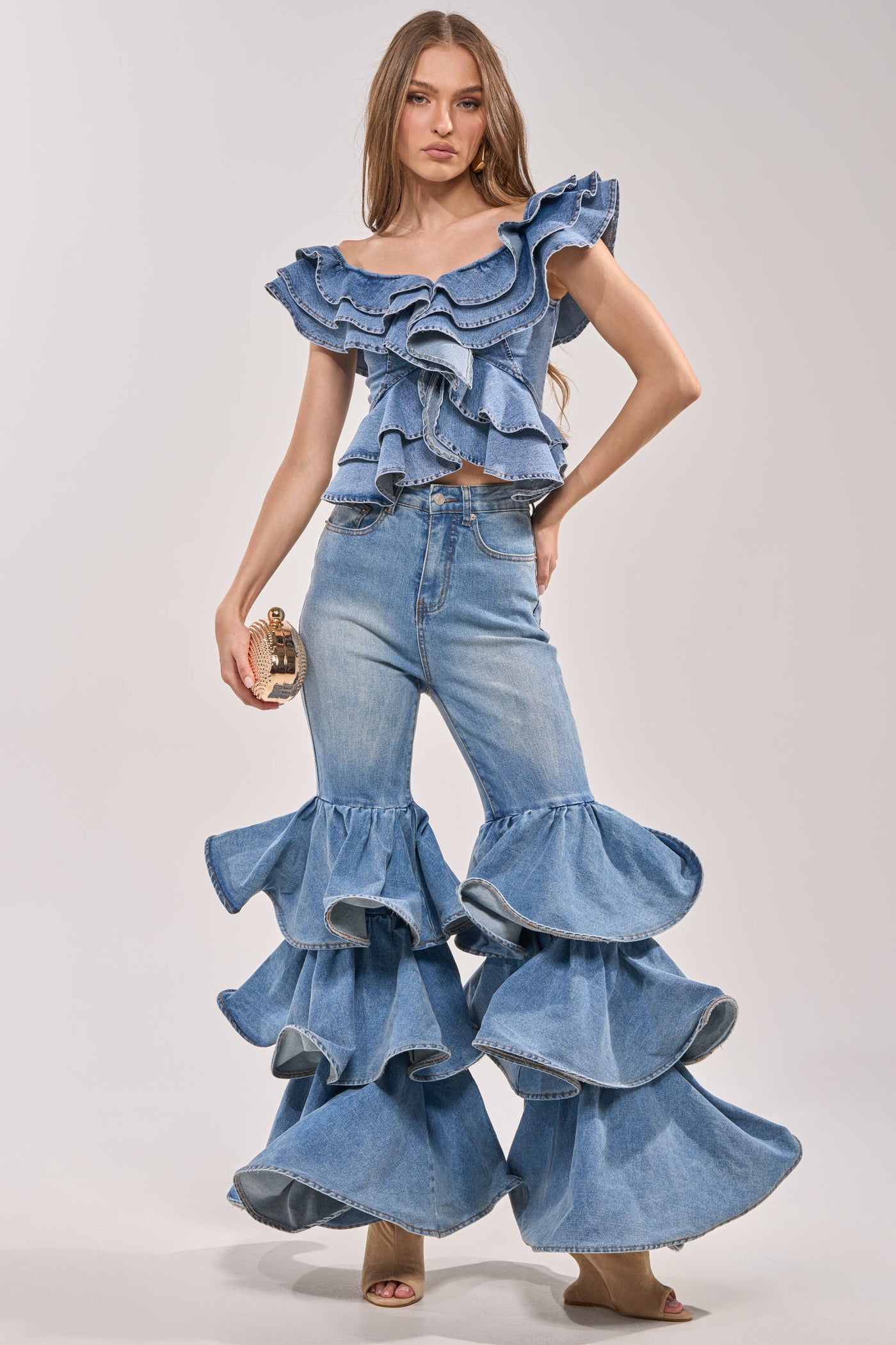 RUFFLE CITY DENIM