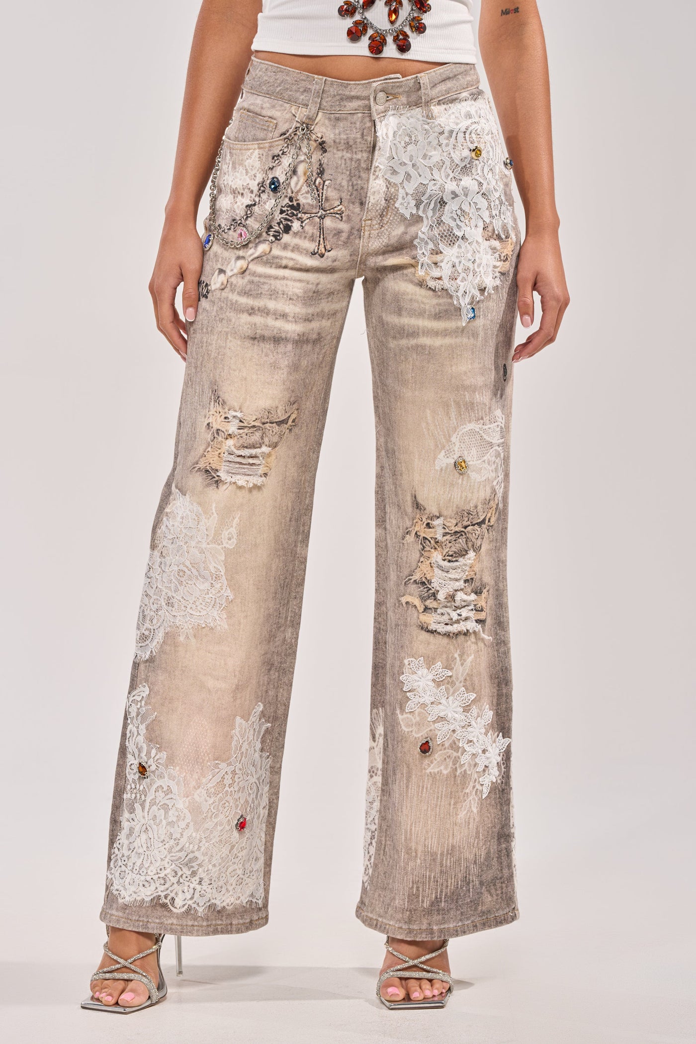 DONT MESS WITH ME RELAXED DENIM
