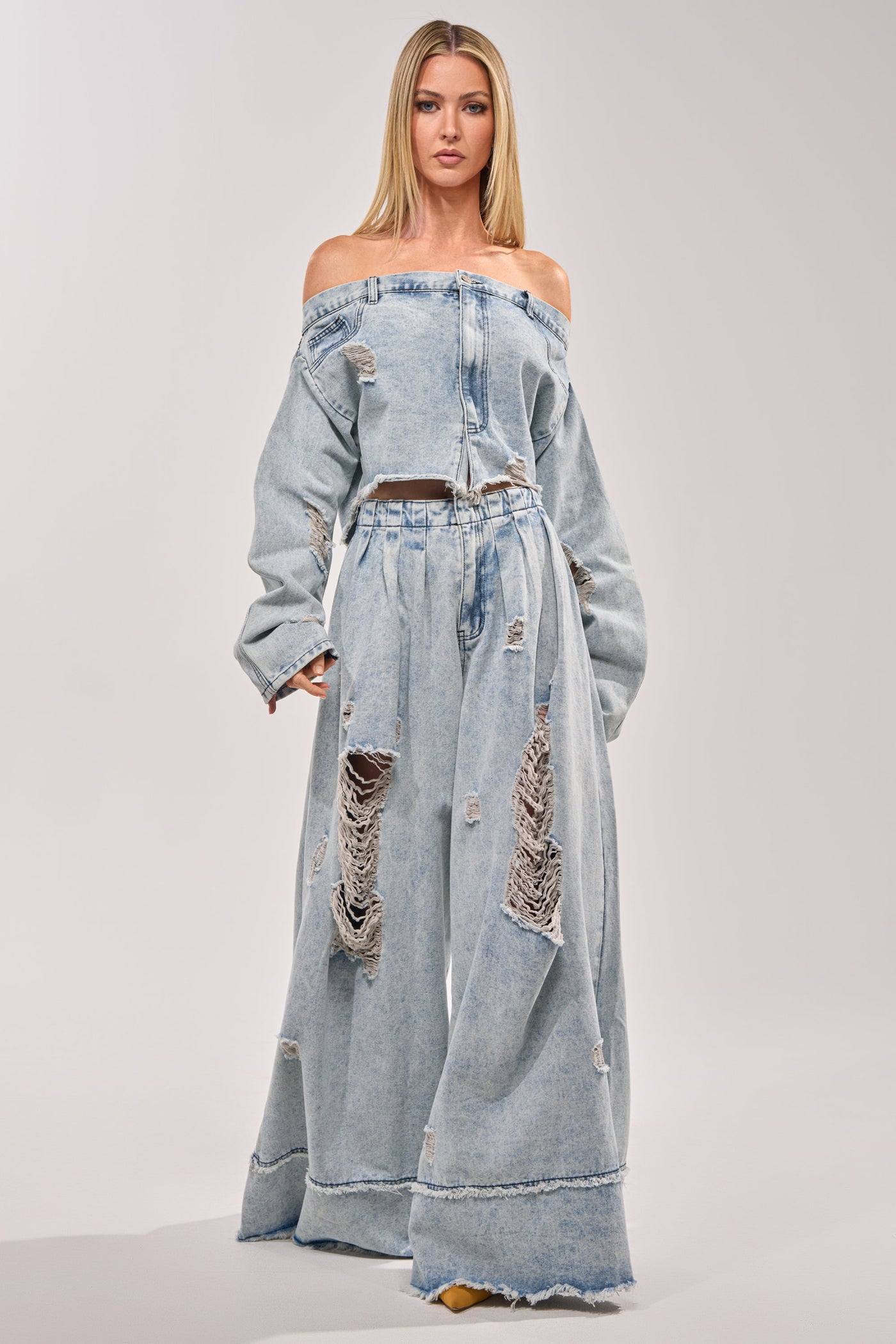 CAMILLE WIDE LEG DENIM