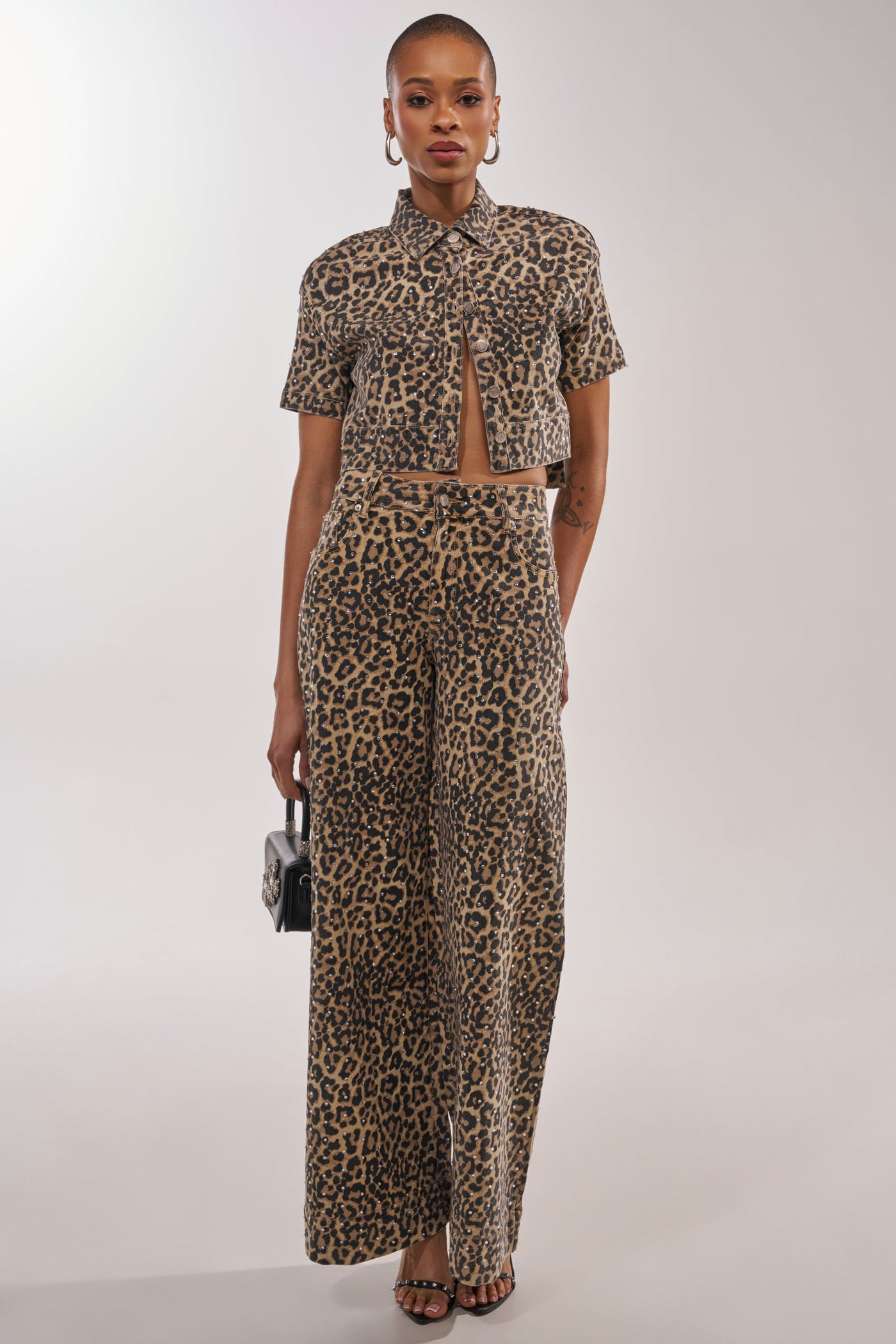 LEOPARD SISTA RELAXED DENIM