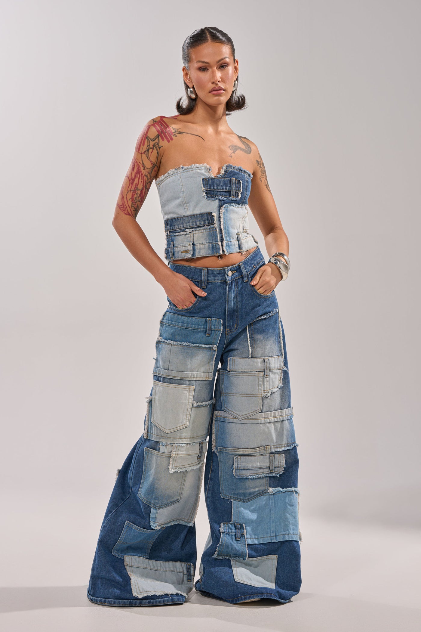 PATCH ME UP RELAXED DENIM