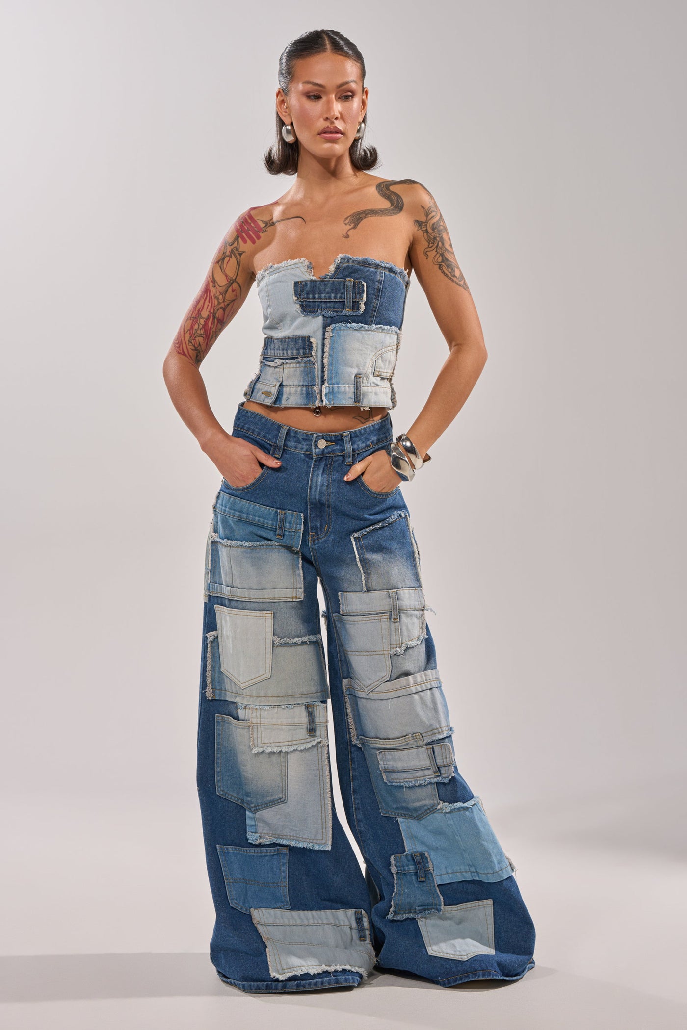 PATCH ME UP RELAXED DENIM