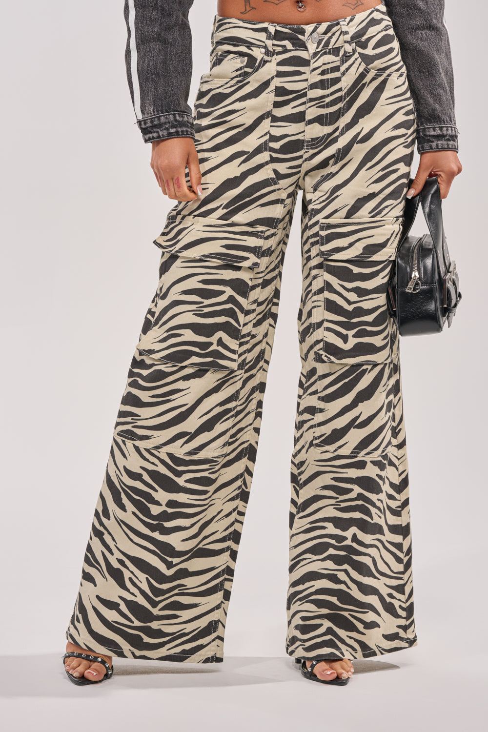 IN THE WILD ZEBRA DENIM