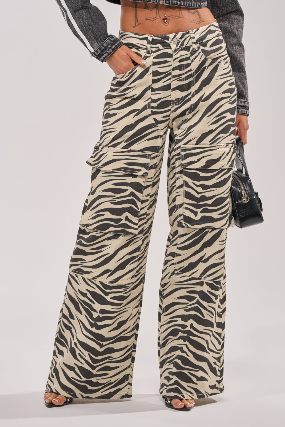 IN THE WILD ZEBRA DENIM