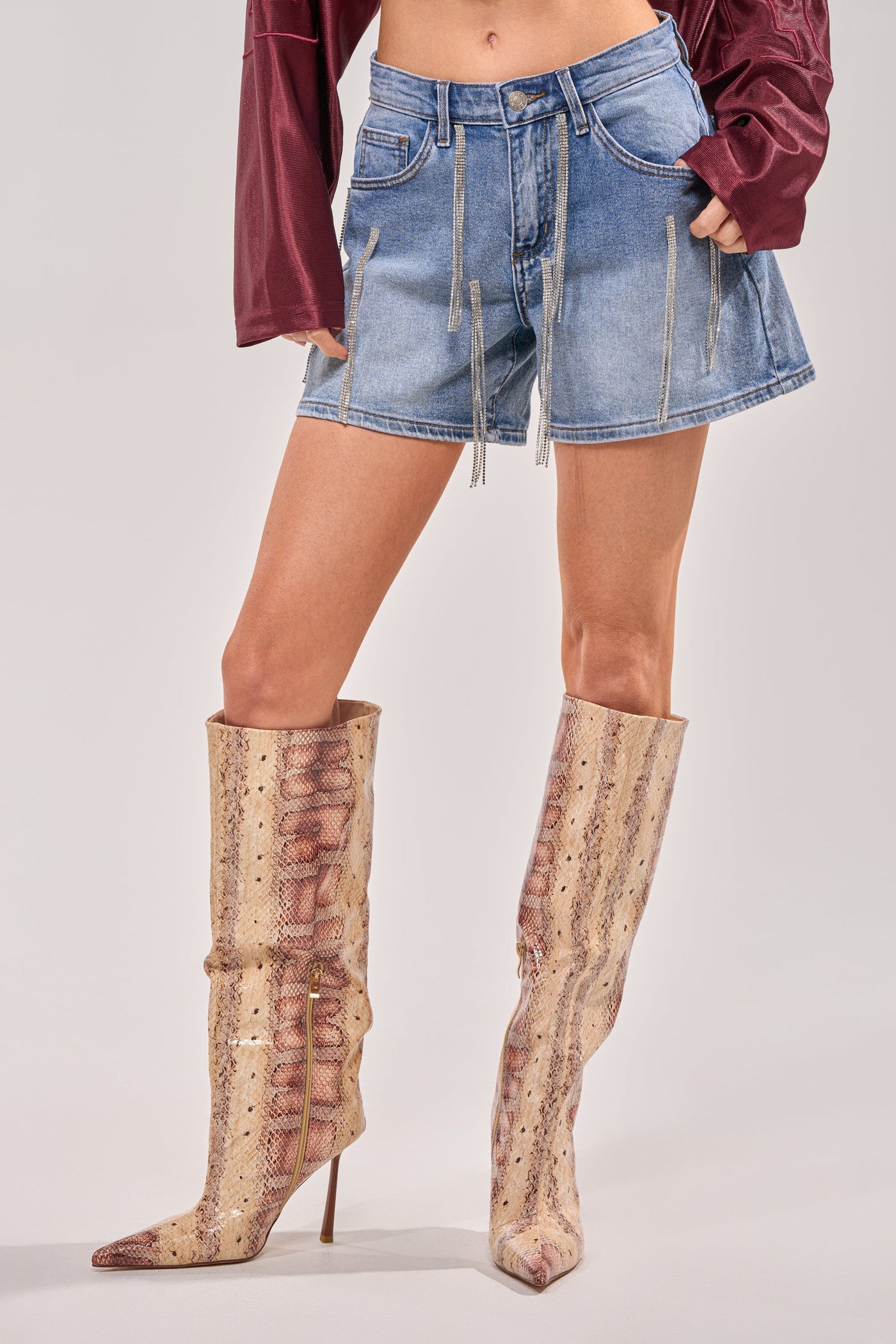 DRIP CITY DENIM SHORT