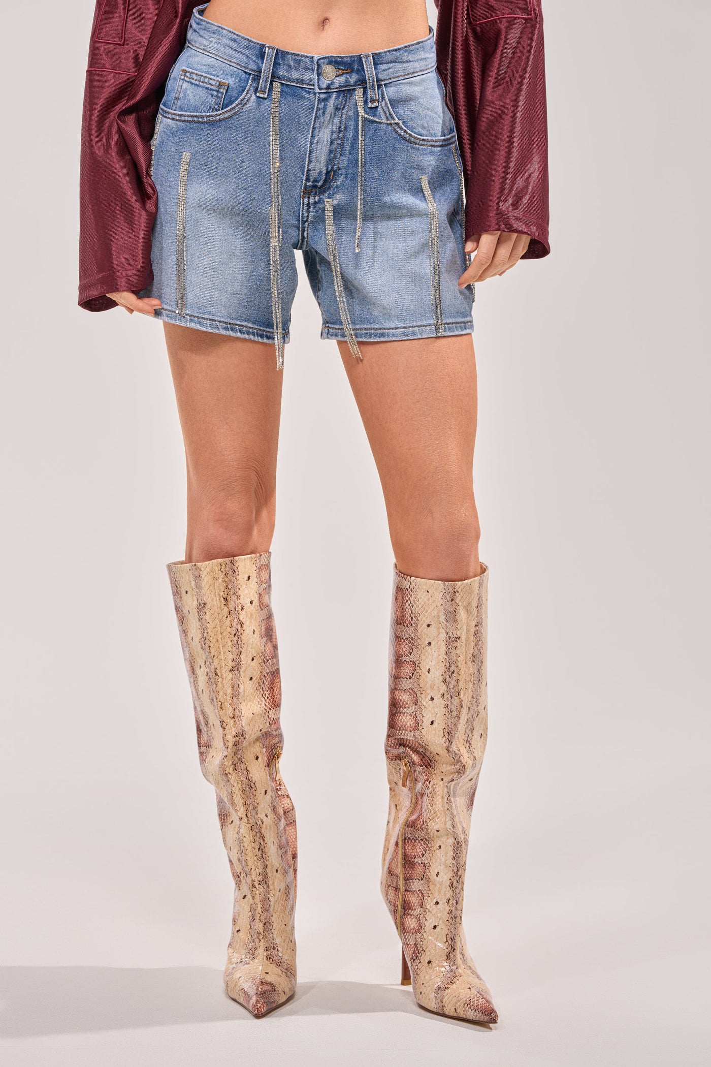 DRIP CITY DENIM SHORT