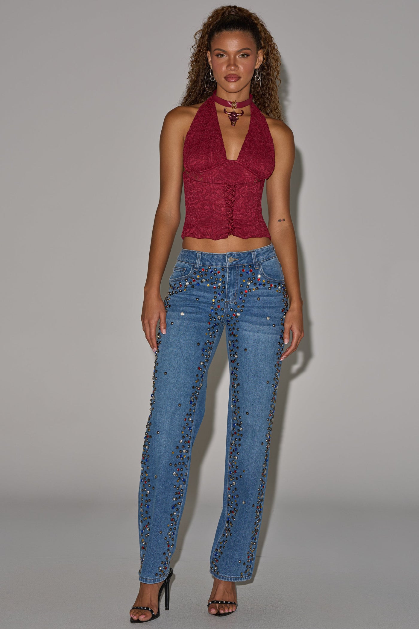 JESSIE RHINESTONE DENIM