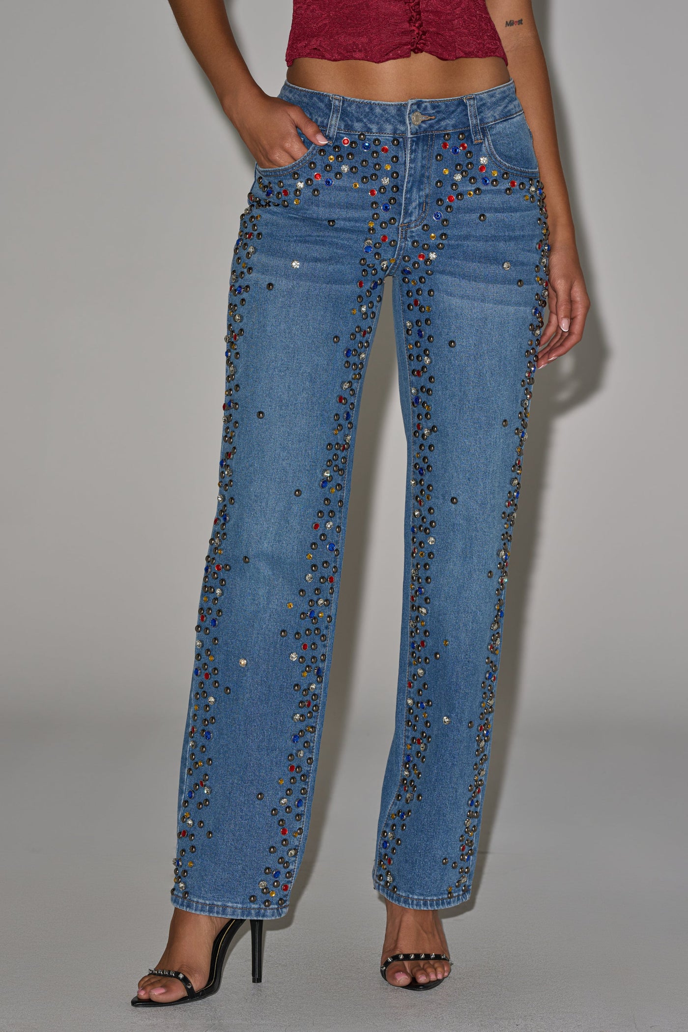 JESSIE RHINESTONE DENIM