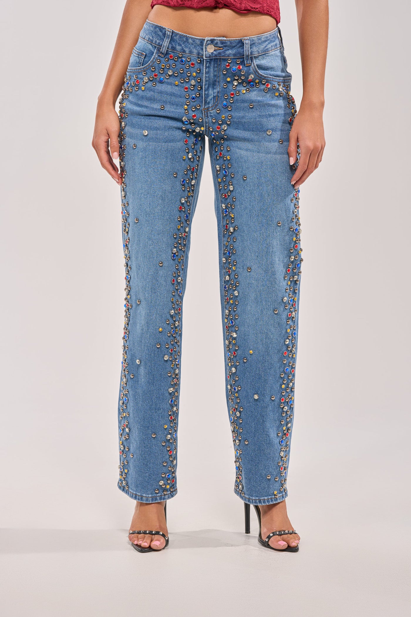 JESSIE RHINESTONE DENIM