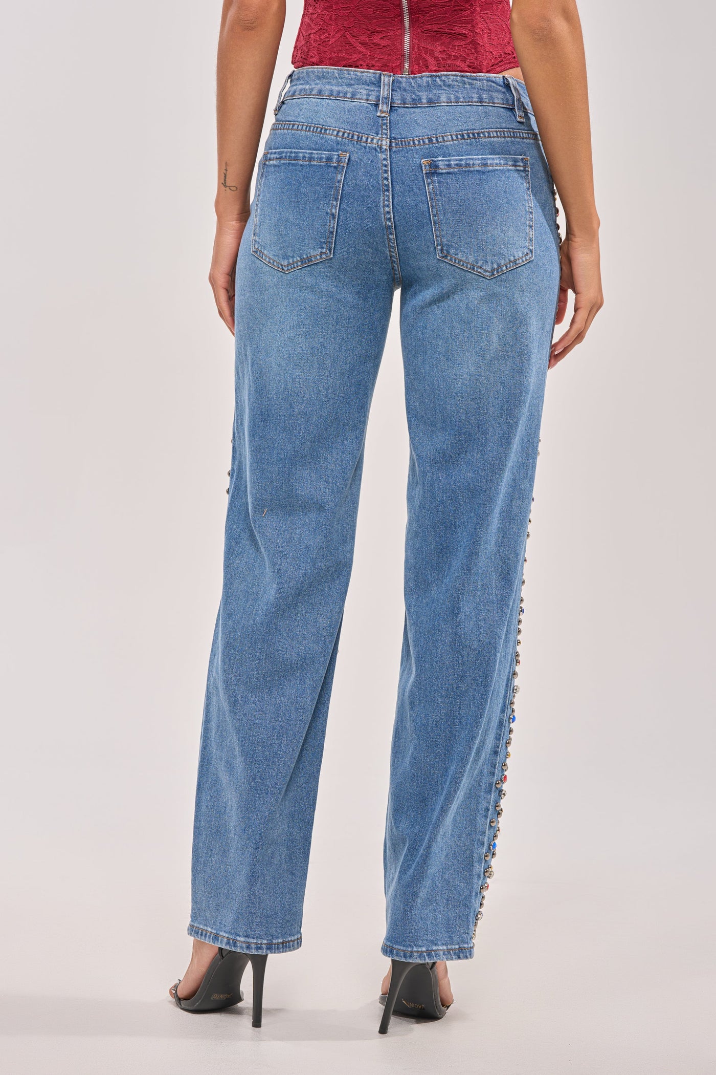 JESSIE RHINESTONE DENIM