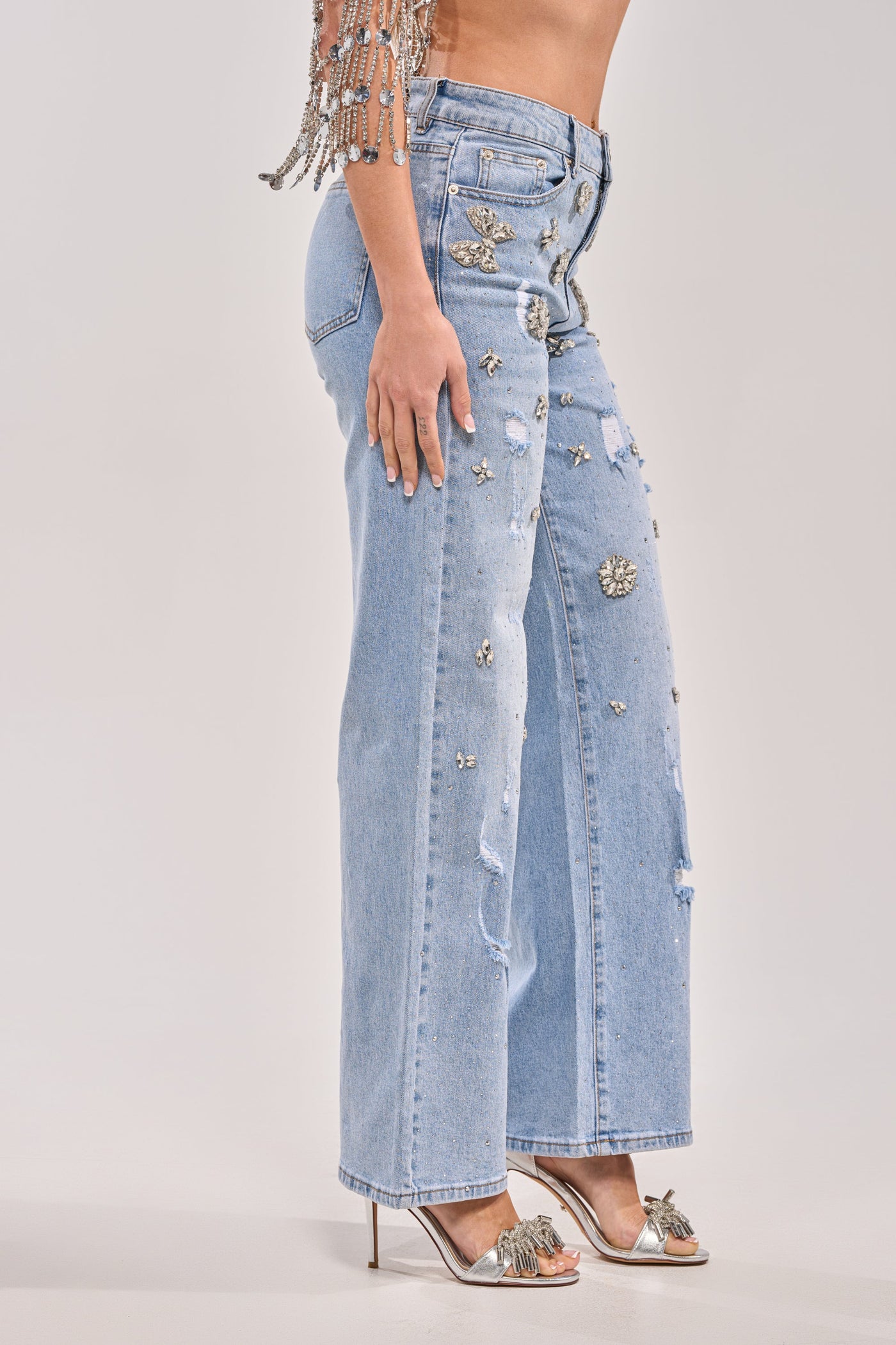 IN YOUR DREAMS RHINESTONE DENIM