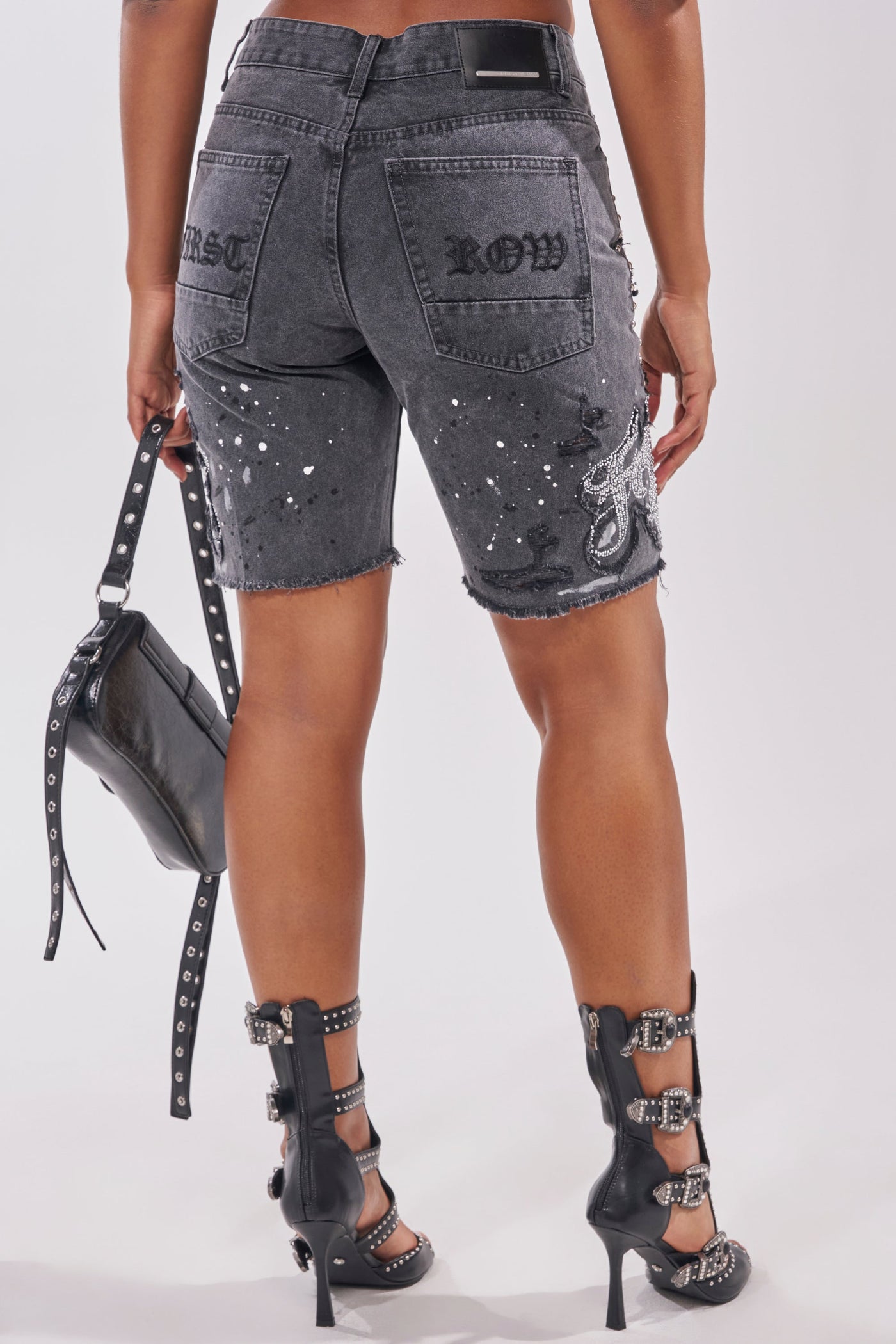 NOT LIKE THE REST EMBELLISHED DENIM SHORT