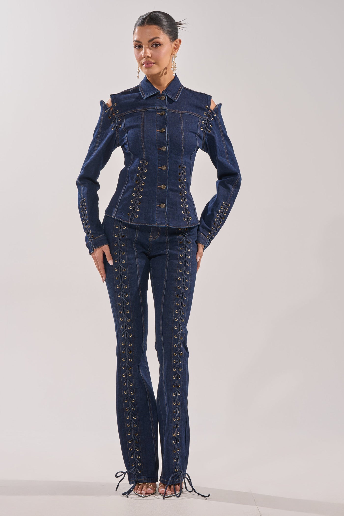 THATS ON ME FLARE DENIM PANT