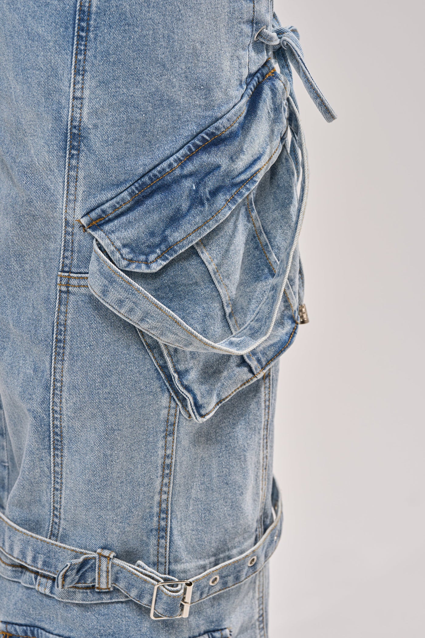 KARA DENIM CARGO PANT