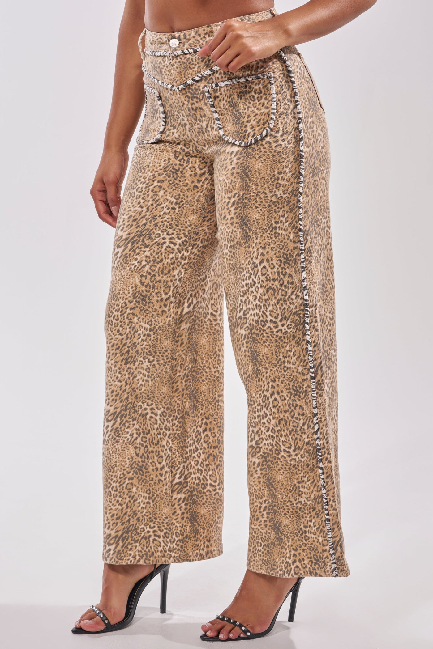 IN THE WILD LEOPARD DENIM