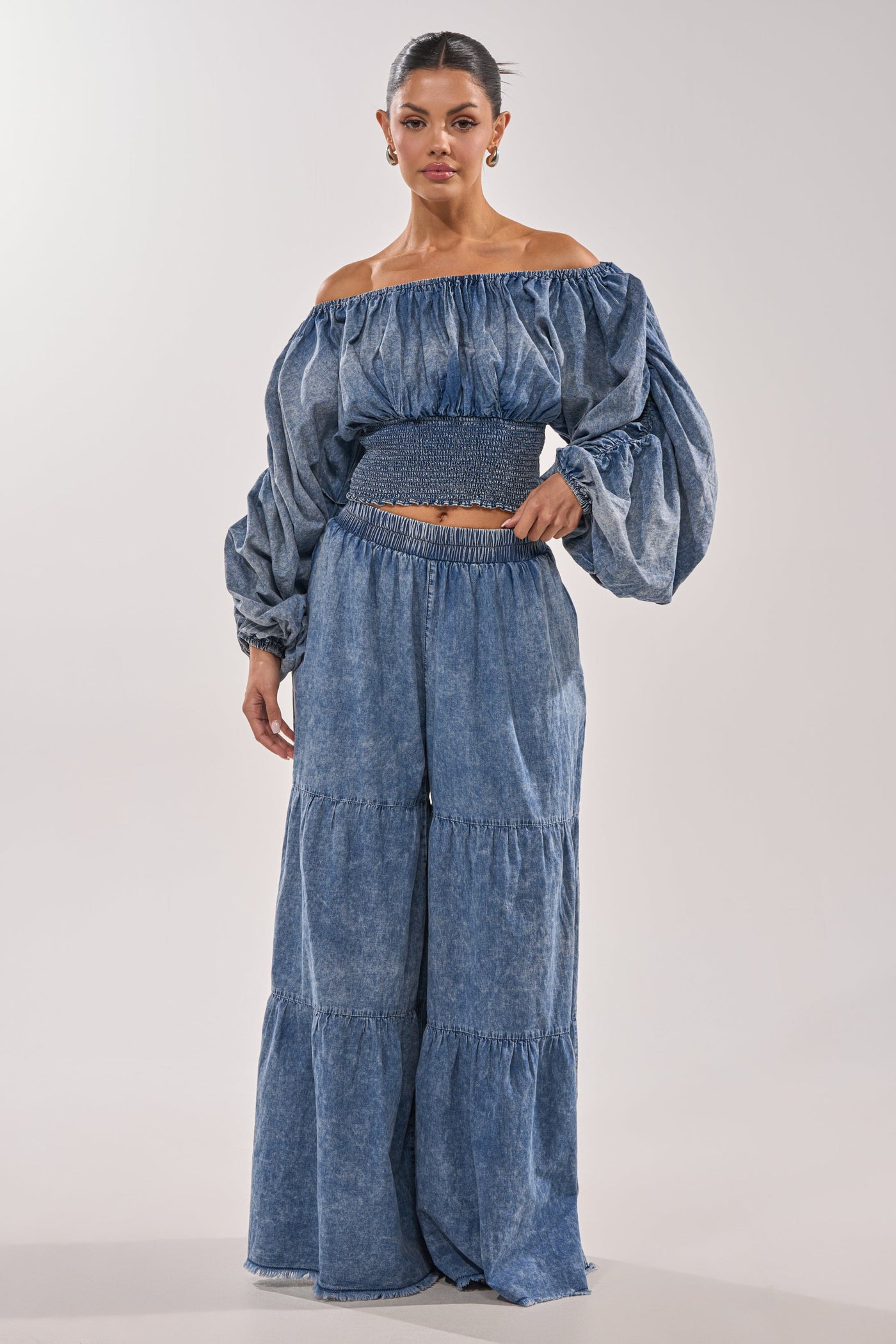 DENIM FOR DAYS PALAZZO PANT