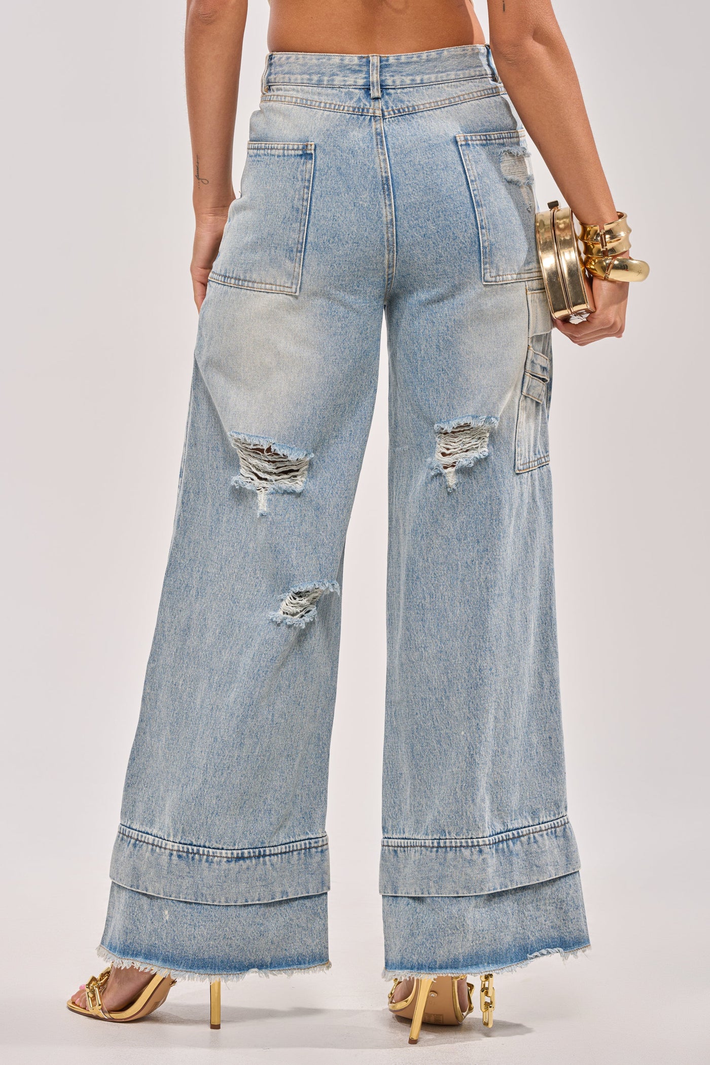 GO GET SOME DOUBLE WAISTED DENIM