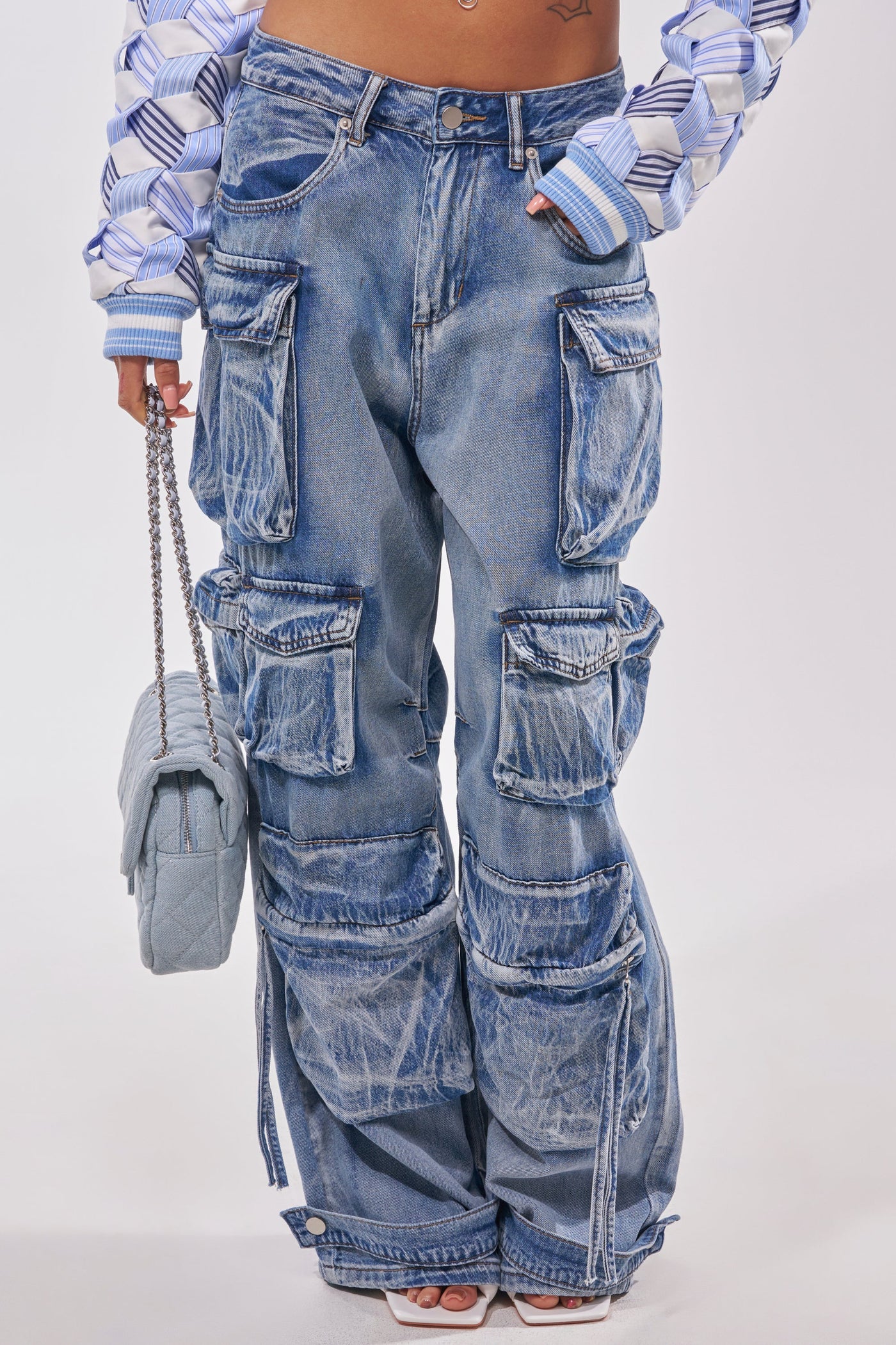 EASY ENOUGH CARGO DENIM