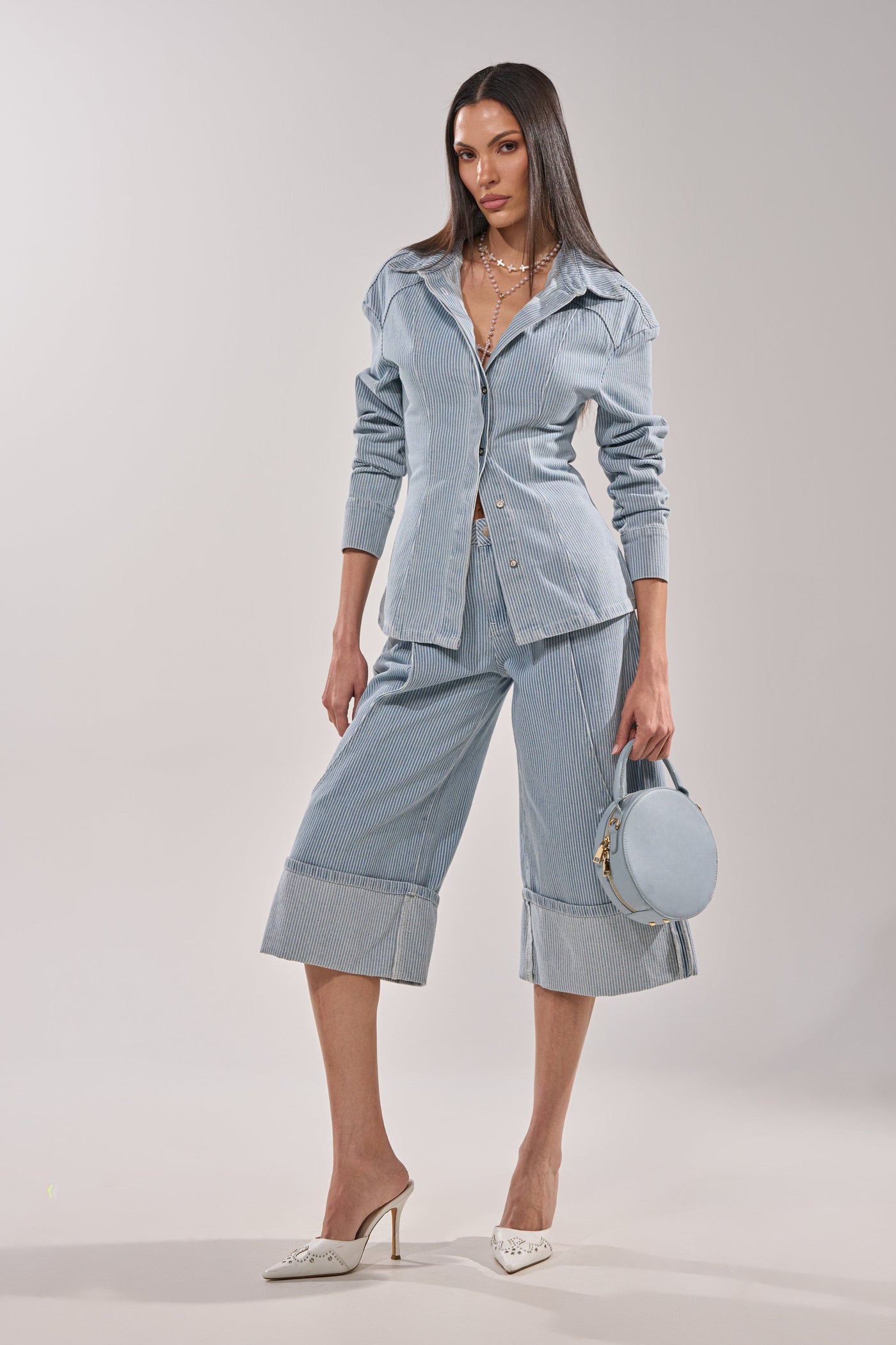 FEEL FREE STRIPE GAUCHO
