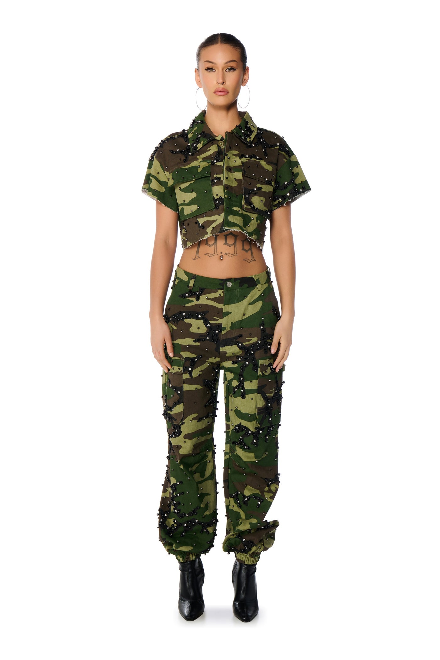STANDING OVATION CAMO JOGGER PANT